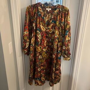 Umgee Multicolor Paisley Dress